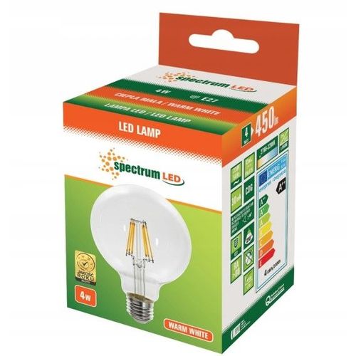 TOOLIGHT LED žarulja topla E-27 230V 4W lopta 13763 slika 4