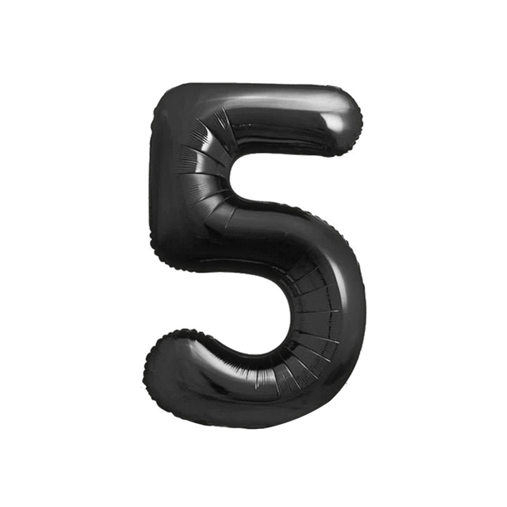 CH-B8C5 Folijski balon Matt Crni 85 cm slika 1