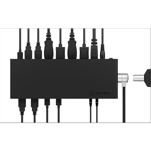 Icybox IB-DK2245AC Docking Stanica s USB-C i Dvostrukim Video Izlazom slika 4