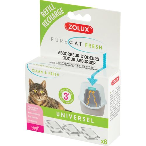 590302 Zolux Purecat Fresh Dopuna Za Filtere Za Uklanjanje Neprijatnih Mirisa slika 1