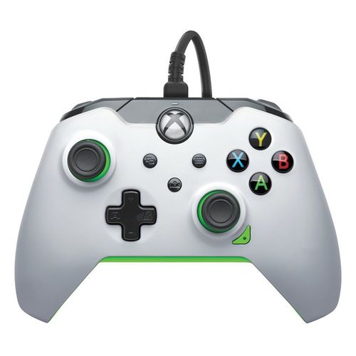 XBOXONE/XSX&PC Wired Controller White Neon (Green) slika 1