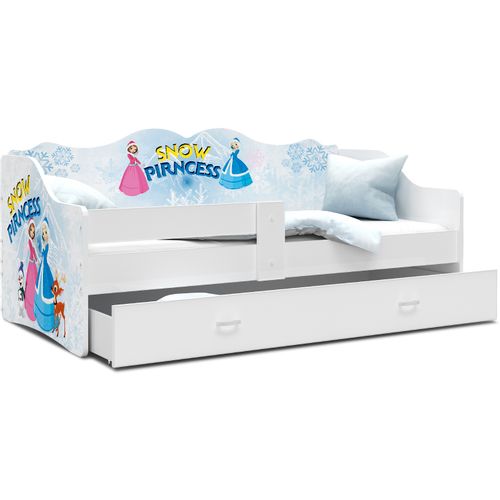 Drveni Dečiji Krevet Neli Sa Fiokom - 160*80 Cm - Frozen slika 2