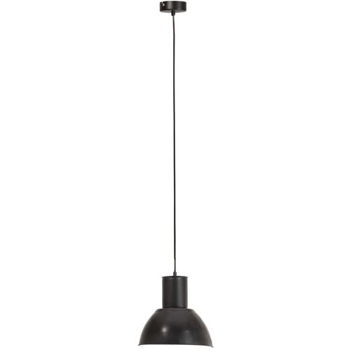 Viseća svjetiljka 25 W crna okrugla 28,5 cm E27 slika 12