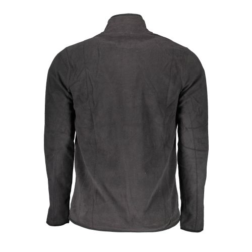 GIAN MARCO VENTURI MEN'S BLACK SWEATSHIRT WITH ZIP slika 2