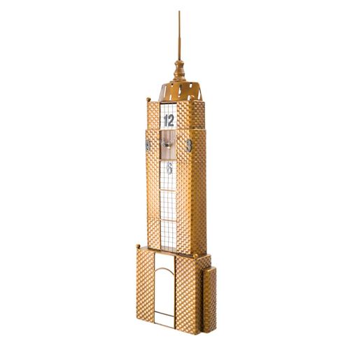 Mauro Ferretti Zidni sat empire building cm 23,5x6,5x78 slika 3