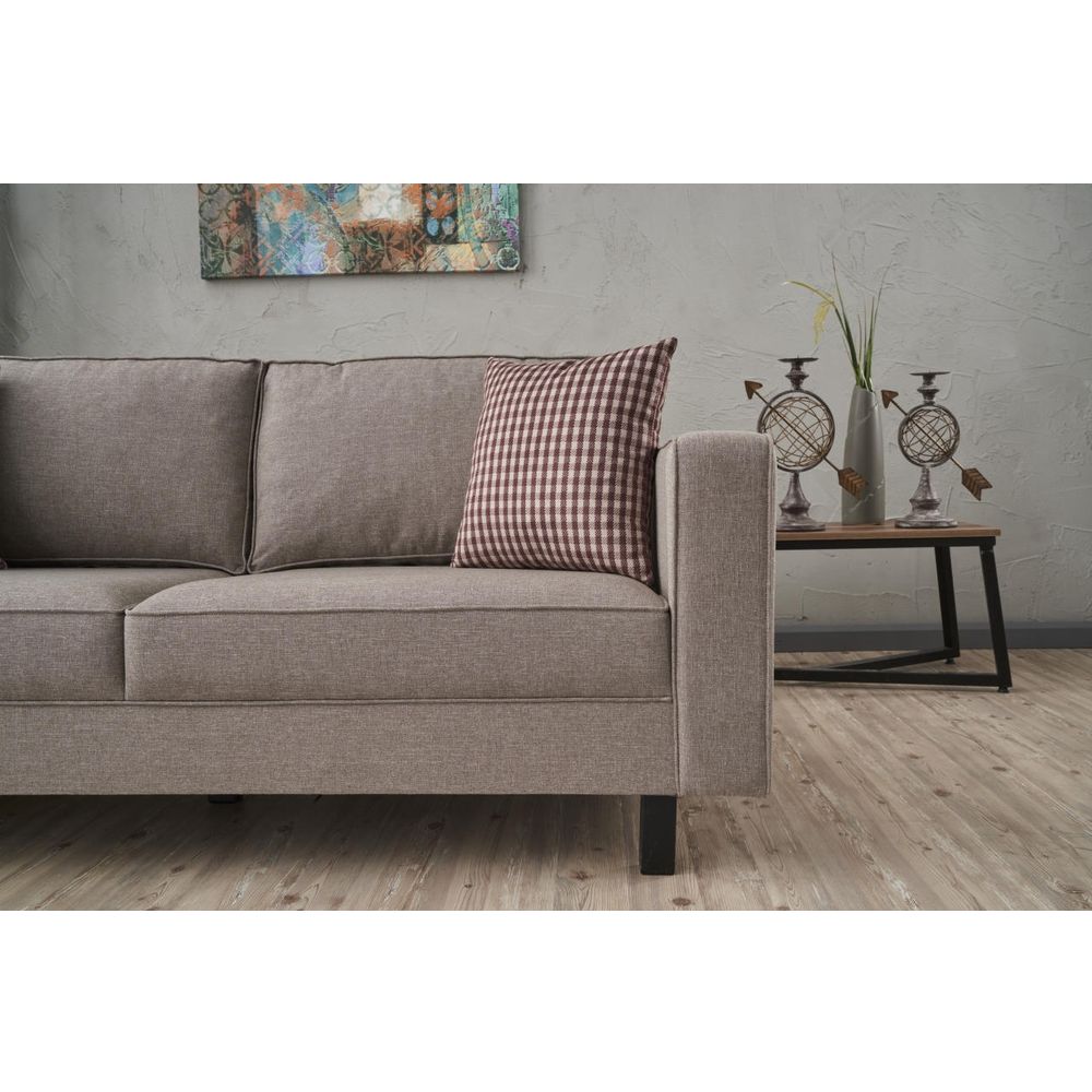 Kale Linen - Krem Dvosjed Sofa slika 4