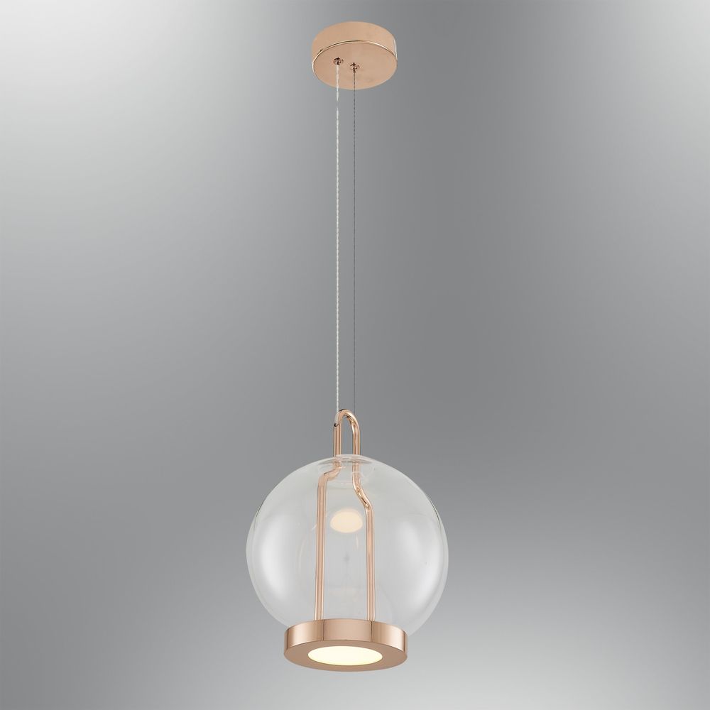 Žuti Luster 3434-1A-03 sa LED Osvjetljenjem slika 1