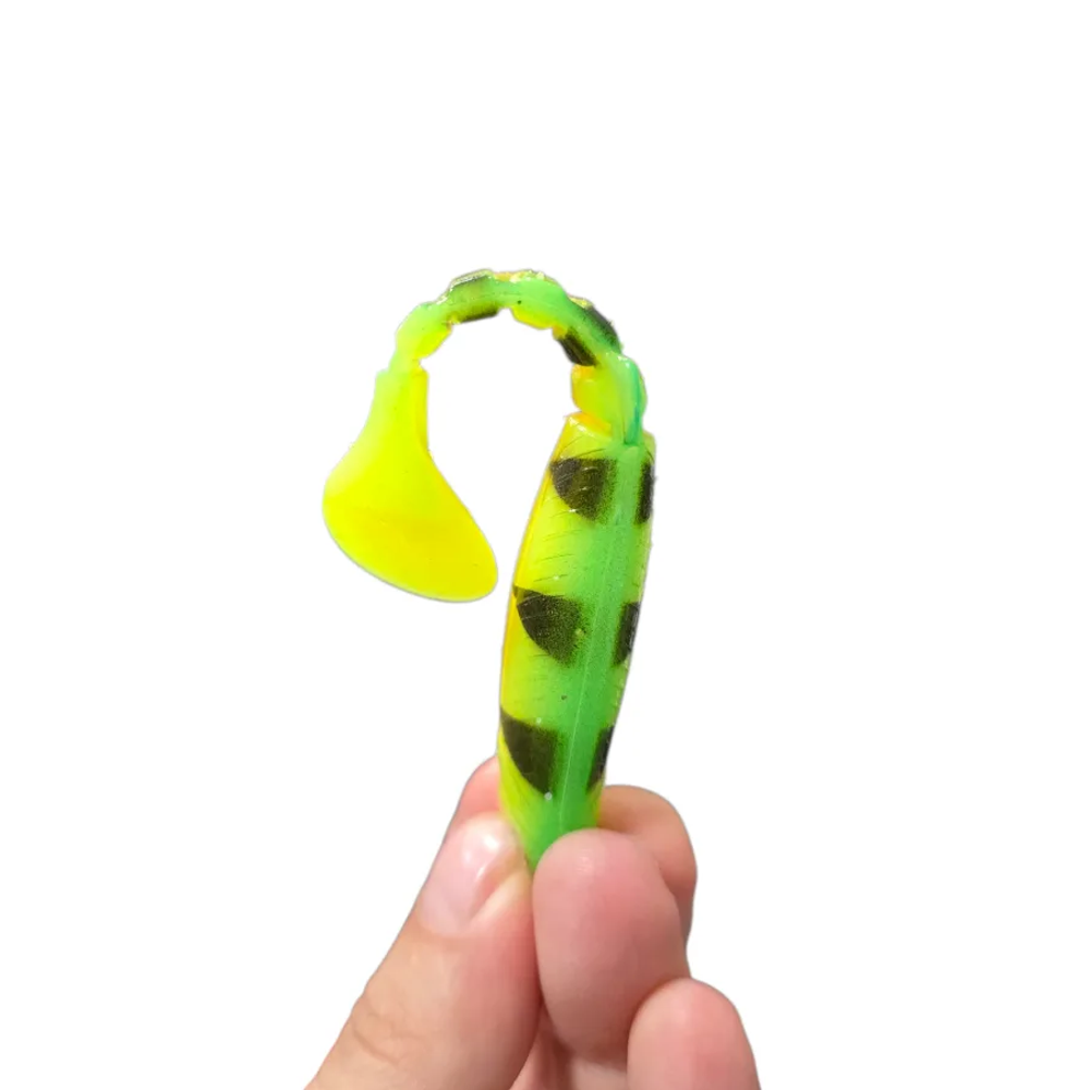 KANI silikonska varalica Shad 8cm 4g - Firetiger slika 2