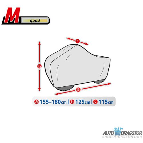 CERADA ZA QUAD veličina .M D 155-180/V 125/Š 115CM slika 3