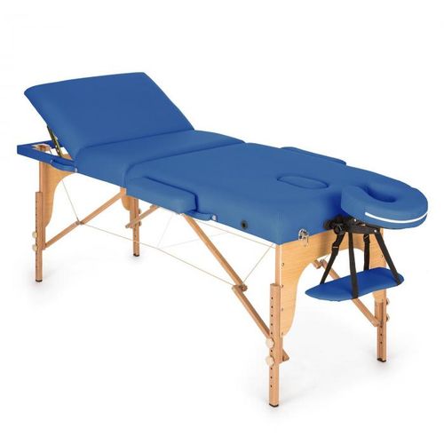 KLARFIT Mt 500 stol za masažu, Plava slika 1