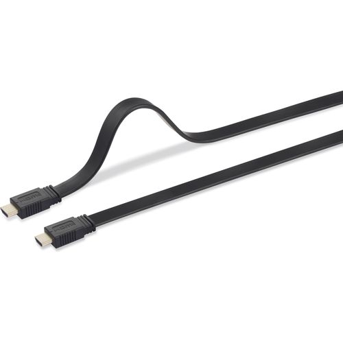 SpeaKa Professional HDMI priključni kabel HDMI A utikač, HDMI A utikač 10.00 m crna SP-8596844 audio povratni kanal (arc), pozlaćeni kontakti, visokofleksibilan, Ultra HD (4K) HDMI HDMI kabel slika 5