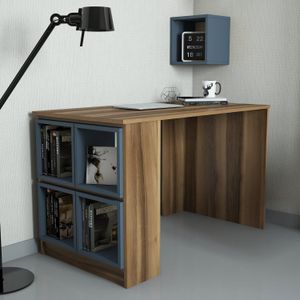 Radni stol od orahovine s policama - Chalcedony Walnut