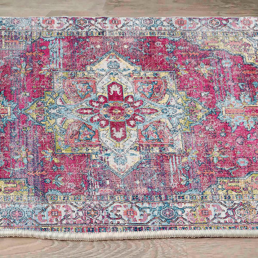 Šareni tanki pamučni tepih WOOSONIL114 (160 x 230 cm) slika 6