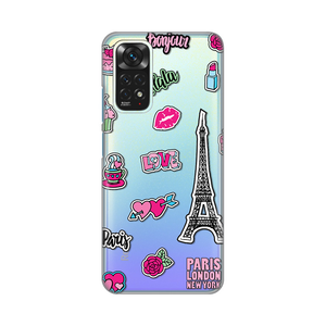 Torbica Silikonska Print Skin za Xiaomi Redmi Note 11/Note 11S Love Paris