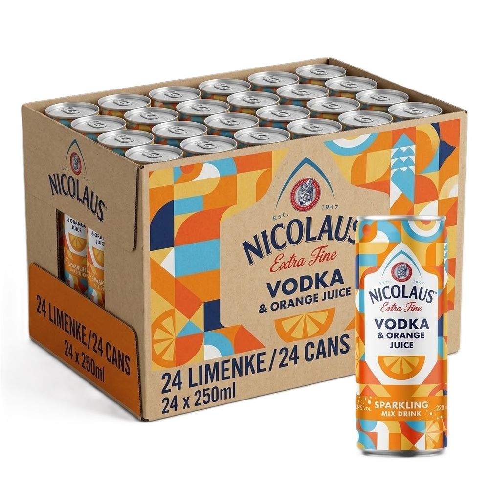 St. Nicolaus vodka & orange limenka 4,9% 250ml x 24kom slika 1