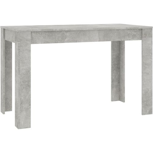 Blagovaonski stol siva boja betona 120 x 60 x 76 cm od iverice slika 14
