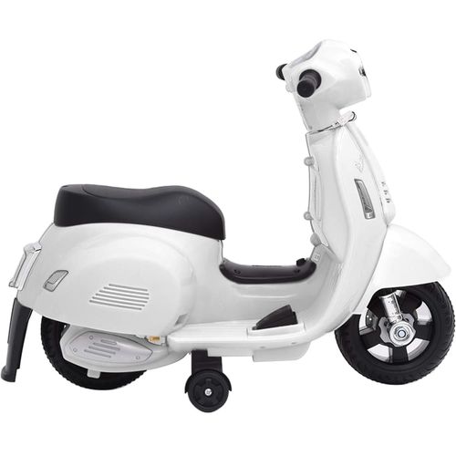 Električni motocikl igračka Vespa GTS300 bijela slika 10
