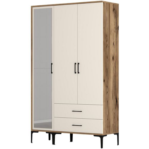 Kumsal RT - Walnut, Cream Walnut
Cream Wardrobe slika 7