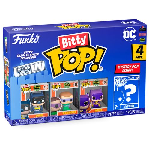 Blister 4 figure Bitty POP DC Comics Batman Adam West slika 1