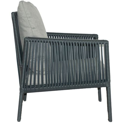 Floriane Garden Vrtna garnitura, siva boja, Otto Sofa - Grey slika 4