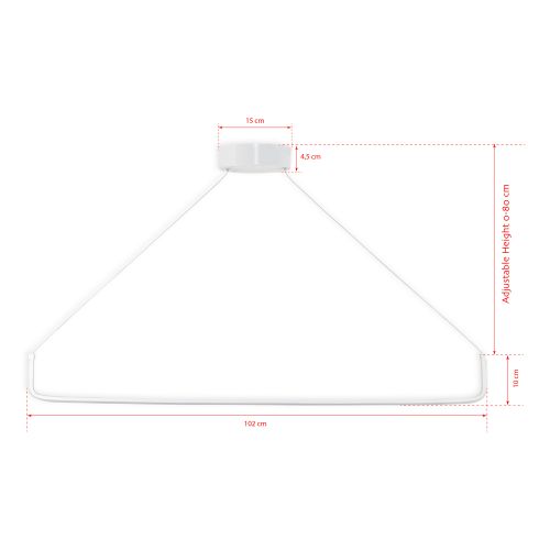 Tadpole - White, White Light White Chandelier slika 6