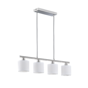Trio Lighting luster Tommy 4 – 75 cm, bijelo-mat, 4× E14, 230 V