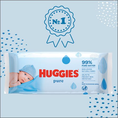 Huggies vlažne maramice pure 56kom slika 6