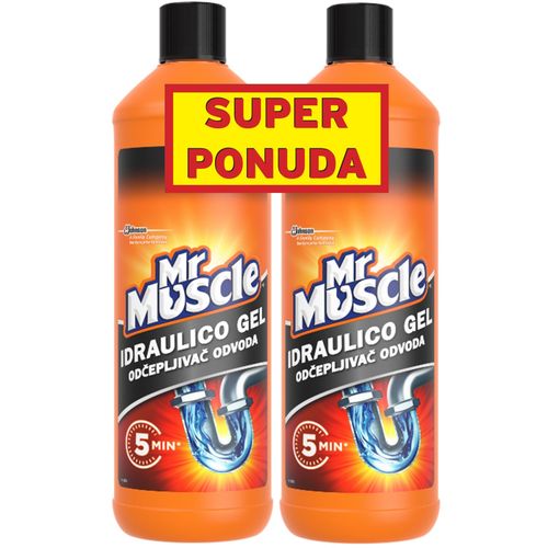 Mr. Muscle vodoinstalater gel duopak XXL 2x1l slika 1