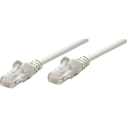 Intellinet 318976 RJ45 mrežni kabel, Patch kabel cat 5e U/UTP 2.00 m siva  1 St. slika 2