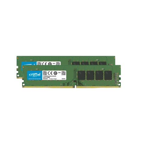 Crucial memorija 32GB Kit (2 x 16GB) DDR4-3200 UDIMM PC4-25600 CL22, 1.2V slika 1