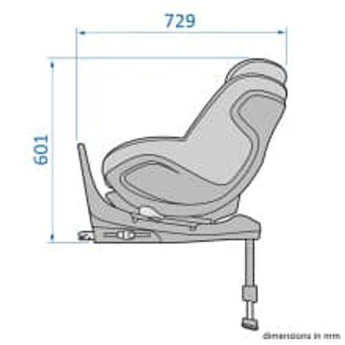 Maxi-Cosi autosjedalica Mica 360 Pro i-Size, Grupa 0+, 1 (0-18 kg) - Autentična Crna slika 24