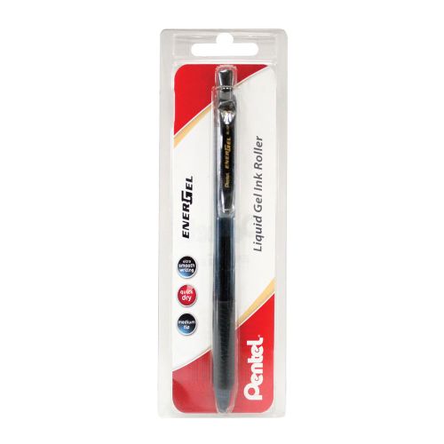 Gel pen 0,7 PENTEL EnerGel BL-107-A crni blister slika 1