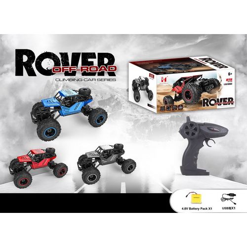 Buggy na daljinsko upravljanje Crawler ROVER 1:16 R/C - plavi slika 1