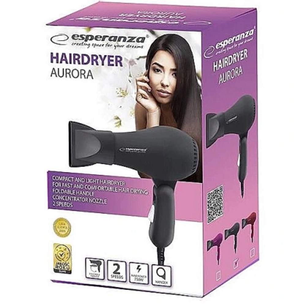 Esperanza Fen za kosu Aurora EBH003K 750W slika 3