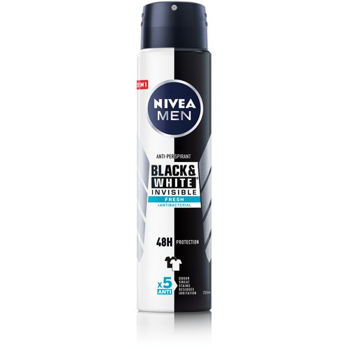 NIVEA MEN Black&White Invisible Fresh sprej za muškarce 250ml slika 1