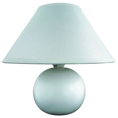 Rabalux Ariel keramička stona lampa E14 40W, bela slika 1