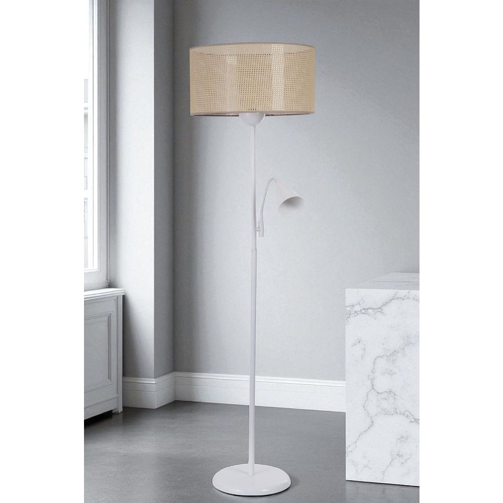 Opviq Stojeća lampa 805, bež, bijela slika 1