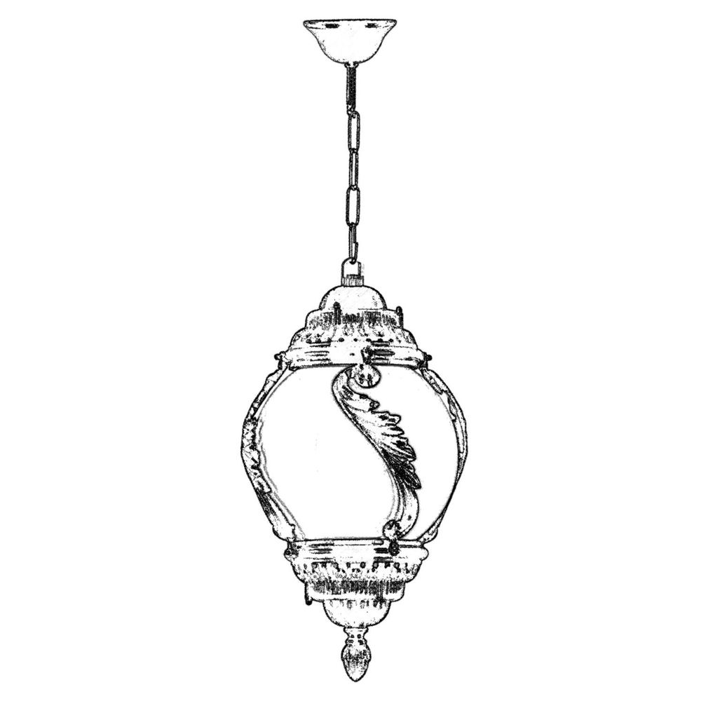 BFE-68182-BSY Crno-Bijeli Vanjski Luster slika 2