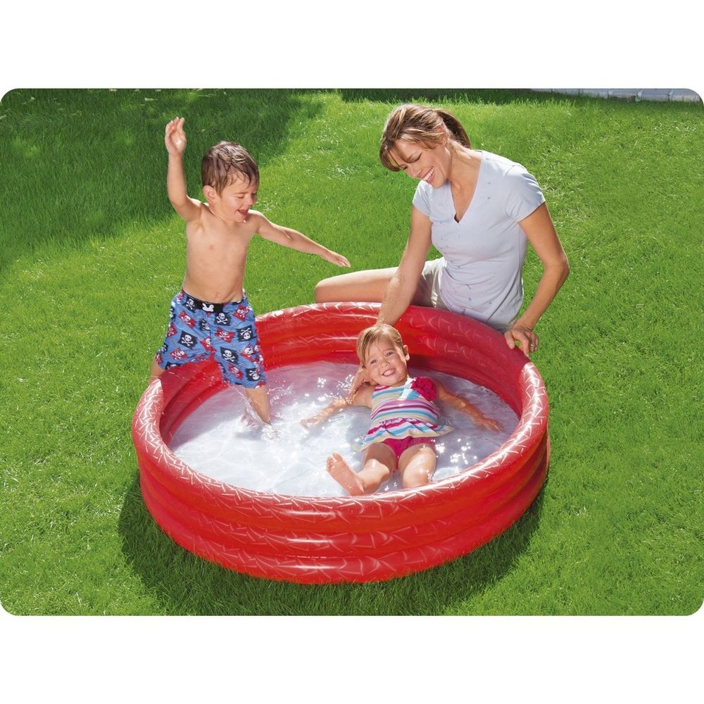 Bazen na napuhavanje 122 x 25 cm bestway 51025 - crveni slika 2