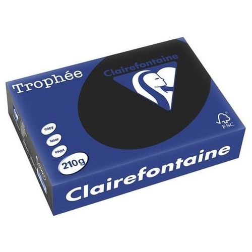 Clairefontaine papir Trophee crna boja A4/210gr 1/250 slika 1