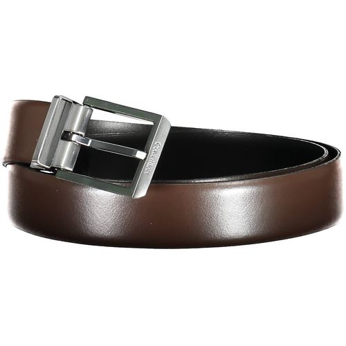 CALVIN KLEIN BROWN MEN'S LEATHER BELT slika 1