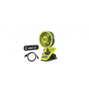 Ryobi bežični ventilator RCF4-120G (4V, Li-ion, 8h, 2.0Ah) 30r