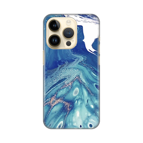 Torbica Silikonska Print za iPhone 14 Pro 6.1 Blue Marble slika 1