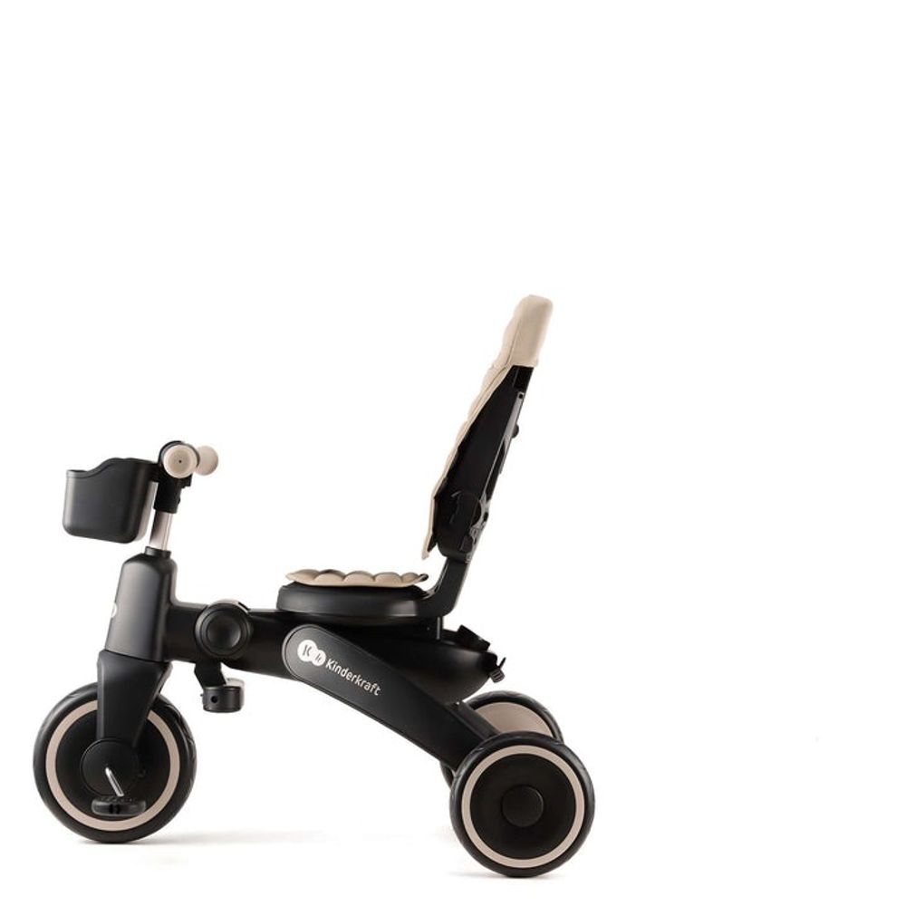 Kinderkraft Sklopivi rotirajući tricikl 5U1 Jazz 2, Beige slika 10