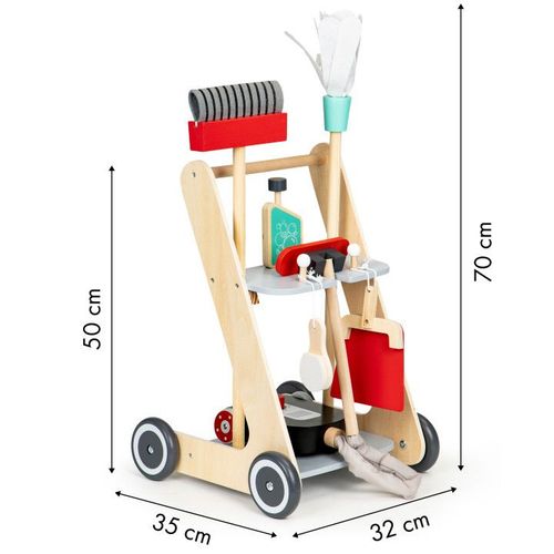 EcoToys Drveni set za čišćenje slika 3