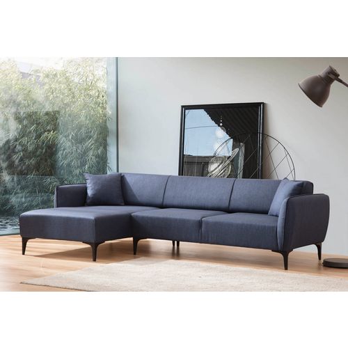 Atelier Del Sofa Kutna garnitura, Plava, Belissimo Left - Blue slika 1