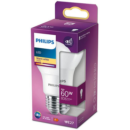 Philips LED sijalica 8W (60W) A60 E27 WW 2700K  FR ND 1PF/10 slika 1