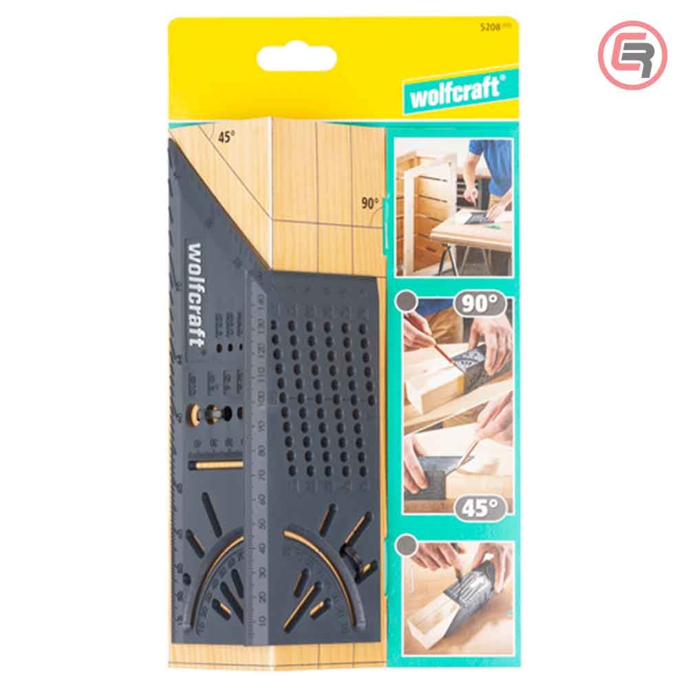 Wolfcraft Kutnik 3D Plastični 212 x 74 x 62 mm - 5208000 slika 2