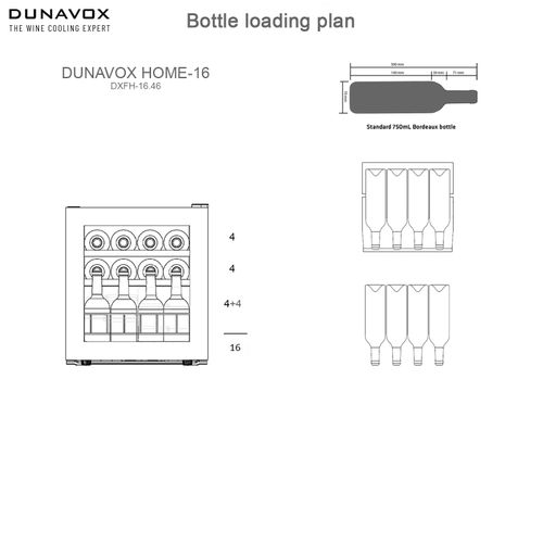 DXFH-16.46 DUNAVOX vinska vitrina slika 4