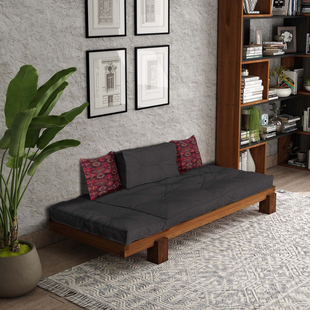 Lounger CPT8375-200, boje teak i antracit slika 2